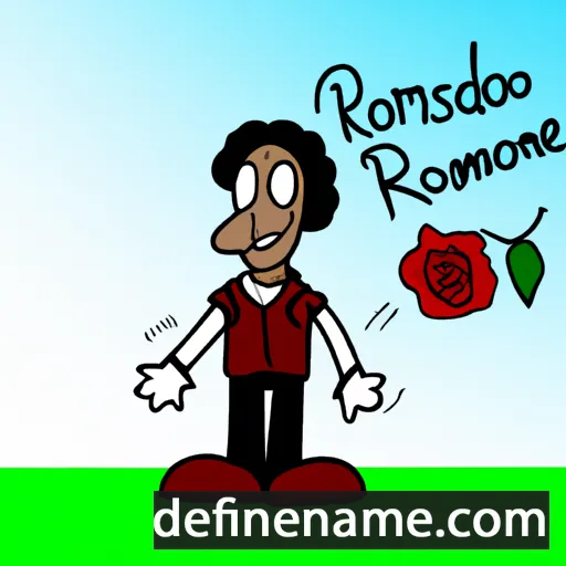 cartoon of the name Rosemundo