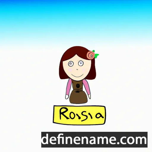 Rosena cartoon