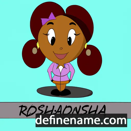 cartoon of the name Roshonda