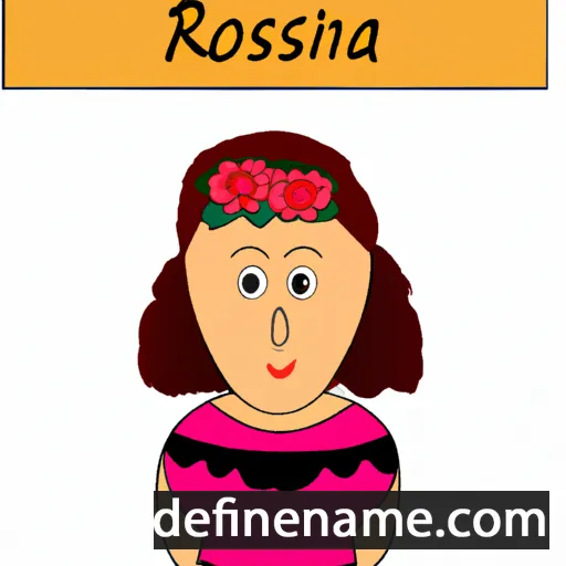 Rosiana cartoon