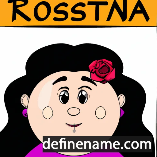 Rosianna cartoon