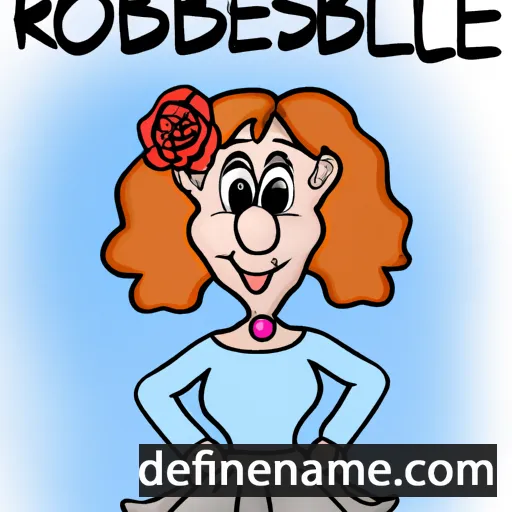 cartoon of the name Rosiebelle