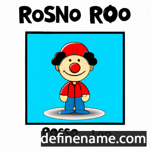 cartoon of the name Rosino