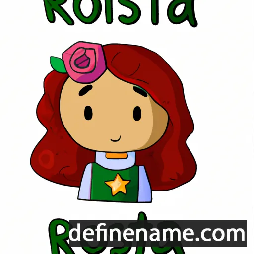 Rosleta cartoon