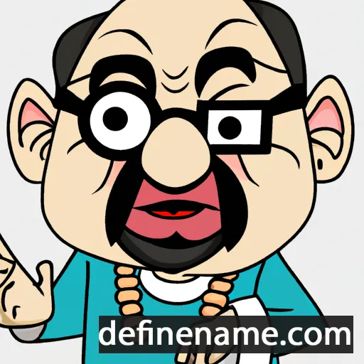 cartoon of the name Rosli