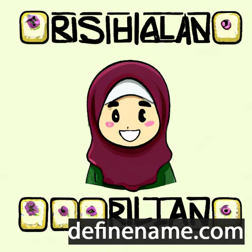 Roslinah cartoon