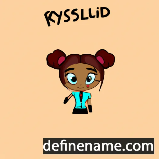 cartoon of the name Roslynd