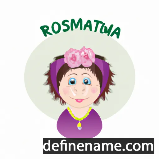 Rosminta cartoon