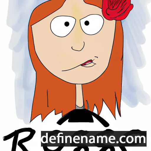 cartoon of the name Rosse