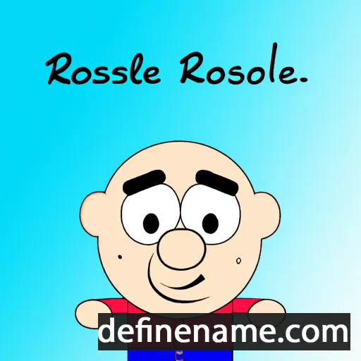 cartoon of the name Rossello