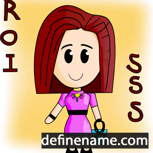 cartoon of the name Rossina