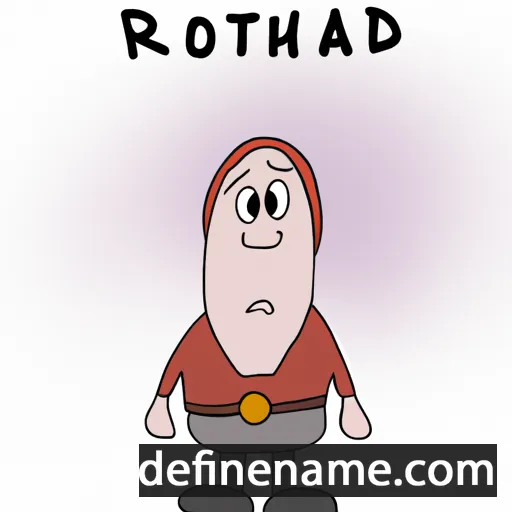 cartoon of the name Rothad