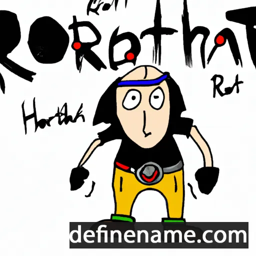 cartoon of the name Rothar