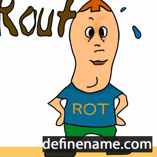 cartoon of the name Rotrud