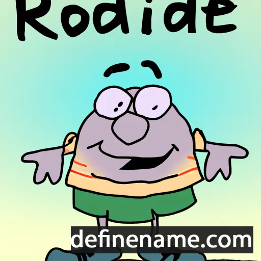 cartoon of the name Rotrude