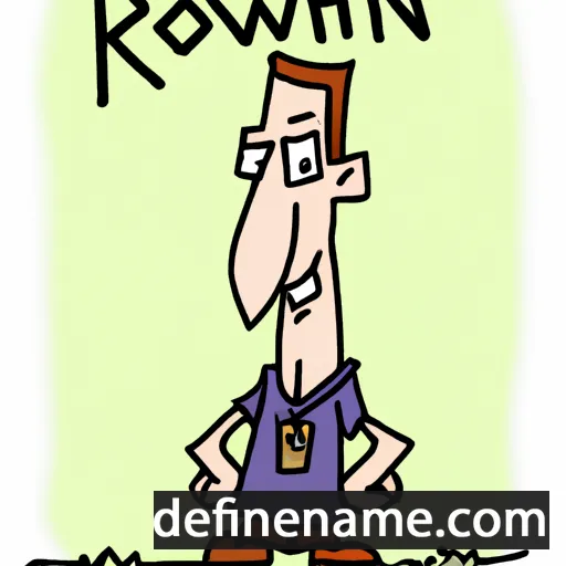 cartoon of the name Rotwin