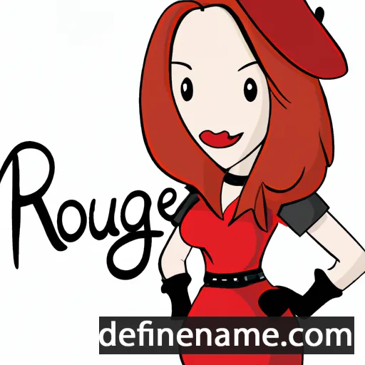 Rouge cartoon