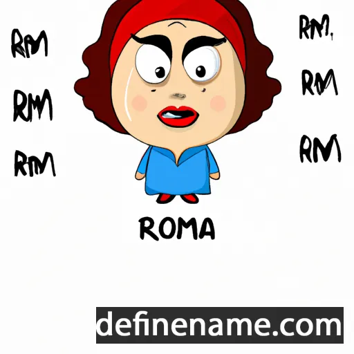 Rouma cartoon