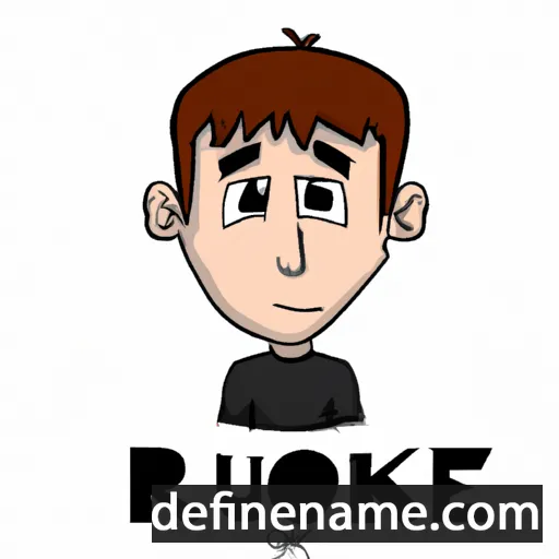 cartoon of the name Rourke