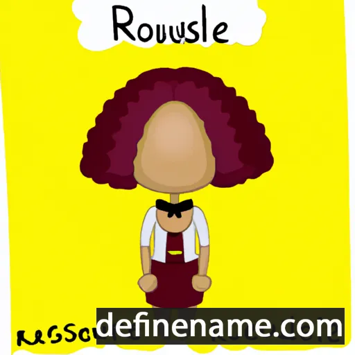 Rousalie cartoon