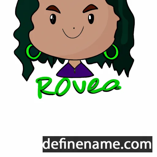 cartoon of the name Rovéna