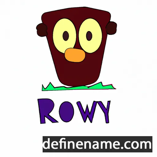 Rowly cartoon