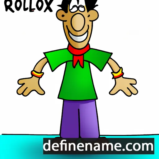 Roxelio cartoon