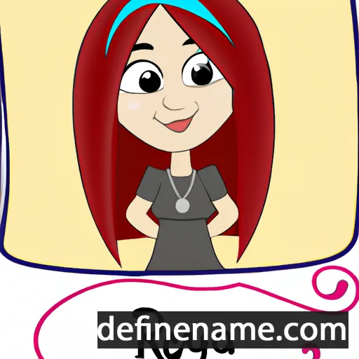 cartoon of the name Roya