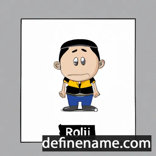 cartoon of the name Rozali