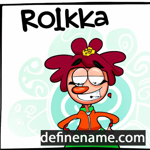 cartoon of the name Rozalka