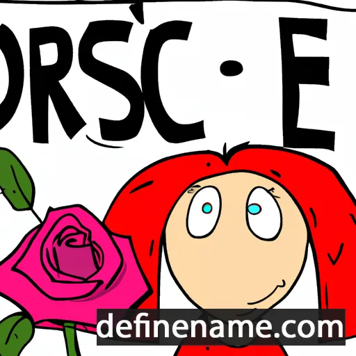 Roze cartoon