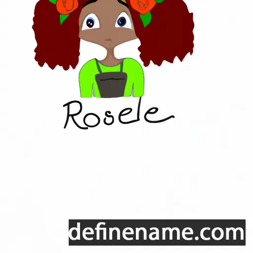 cartoon of the name Rozelle