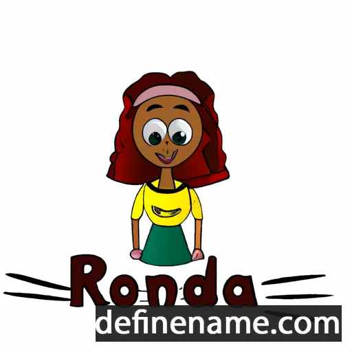 cartoon of the name Rozonda