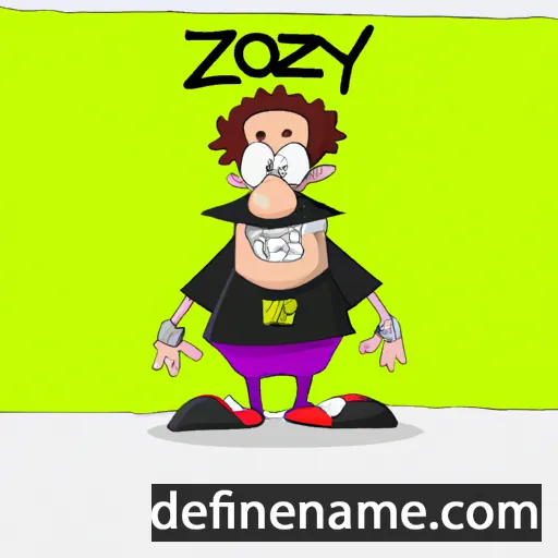 cartoon of the name Rozzy