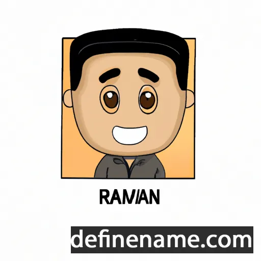 Rrahman cartoon