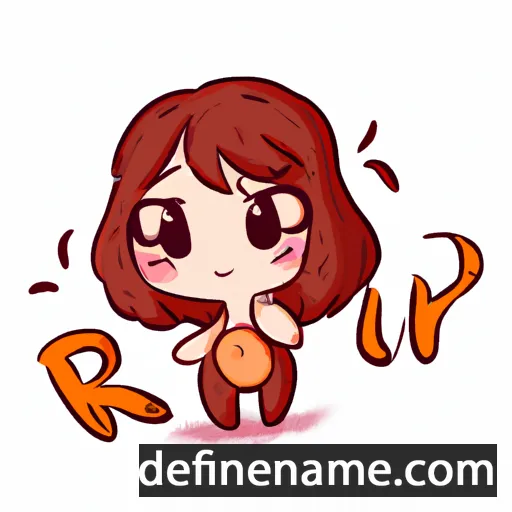 cartoon of the name Ru-ri