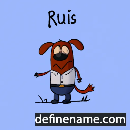 cartoon of the name Rúfus