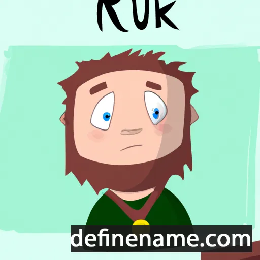 Rúrik cartoon