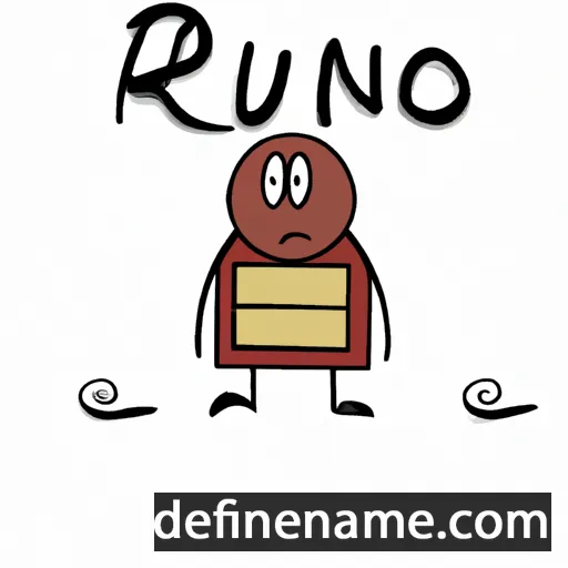 Rünno cartoon