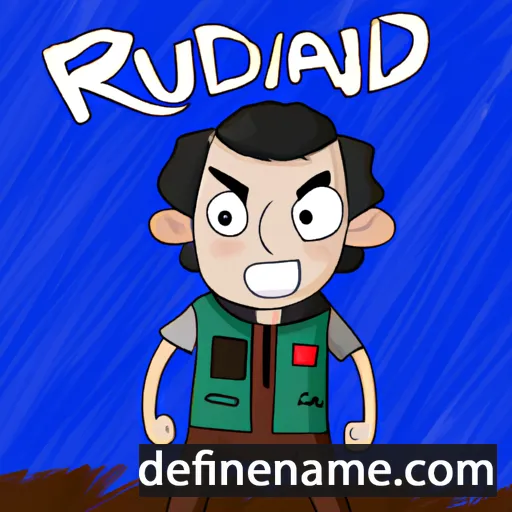 cartoon of the name Ruandi