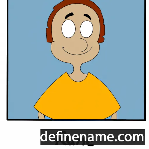 cartoon of the name Ruane