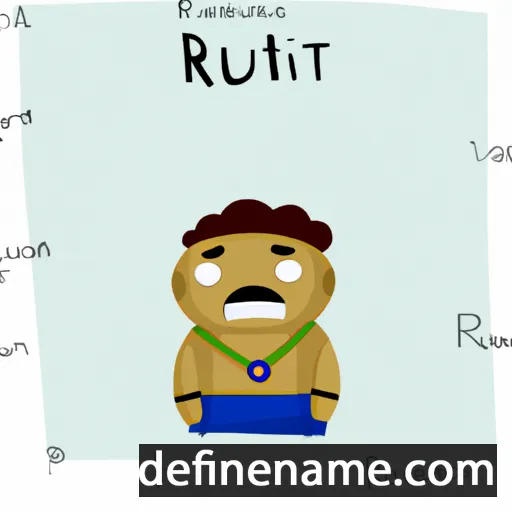 cartoon of the name Ruatapu