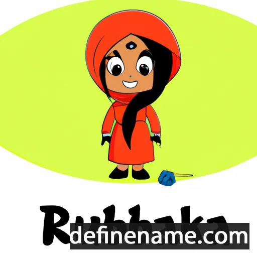 cartoon of the name Rubaika