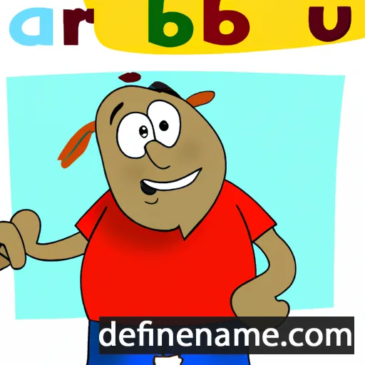 cartoon of the name Rubar