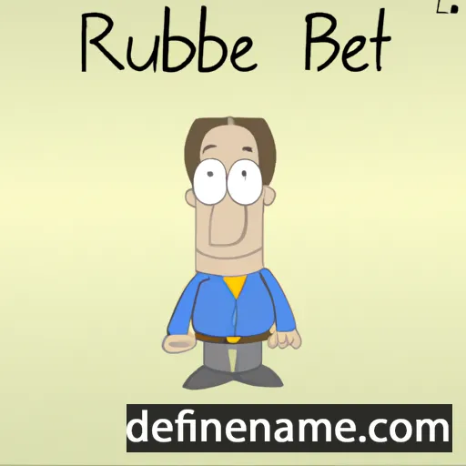 cartoon of the name Rubert