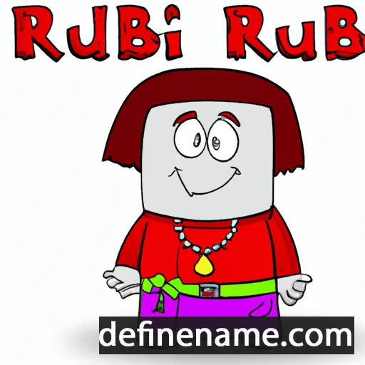 Rubi cartoon