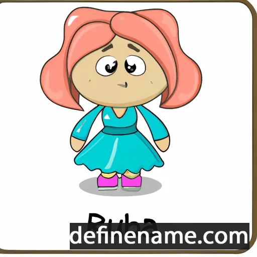 cartoon of the name Rubija