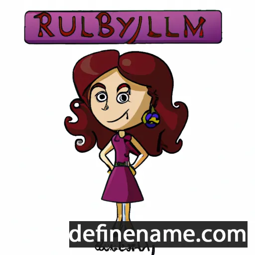 Rubilyn cartoon