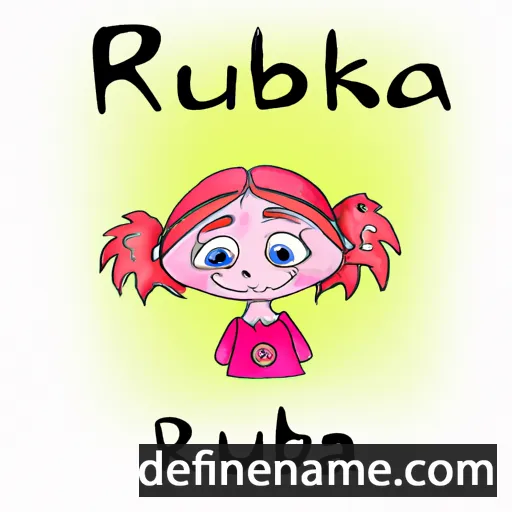 cartoon of the name Rubinka