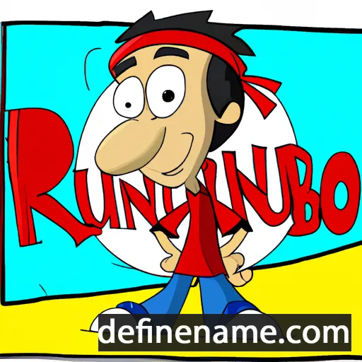 cartoon of the name Rubino